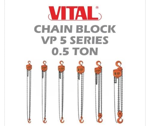 ونش سلسلة فيتال 1/2 طن ياباني طول 6 متر VITAL