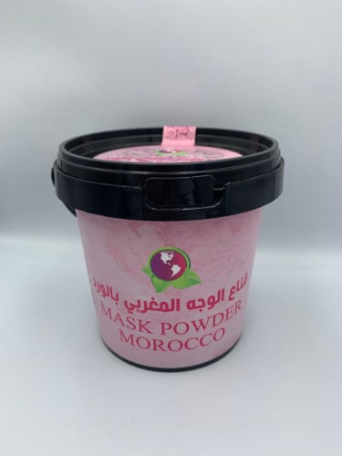 قناع الوجه المغربي بالورد