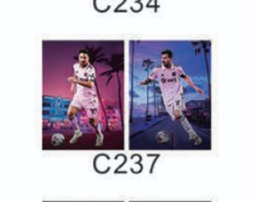 ميدالية ميسي ثلاثية الابعاد - messi 3D Keychain