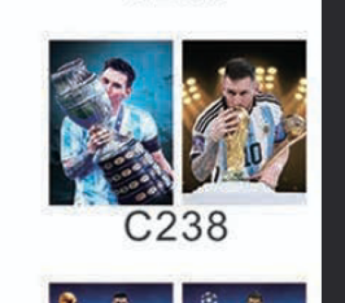 ميدالية ميسي ثلاثية الابعاد - messi 3D Keychain