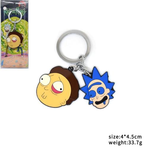 ميدالية  ريك ومورتي -  Rick and Morty Keychain