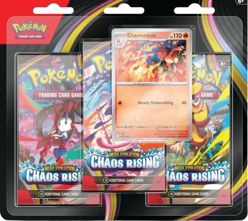 Pokemon TCG: ME04 Chaos Rising 3-pack blister - Bulk (US)