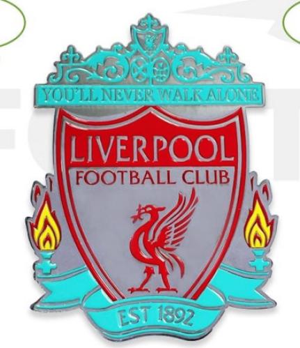 ستيكر معدنى لاصق للجوال ( نادي ليفربول لكرة القدم )