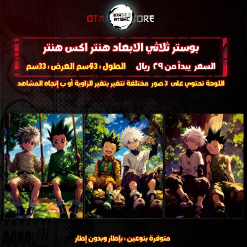 بوستر ثلاثي الابعاد هنتر اكس هنتر - Hunter X Hunter 3D Poster