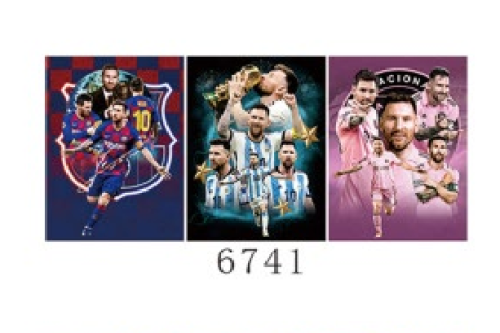 بوستر ميسي ثلاثي الابعاد - messi 3D Poster