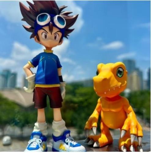 تايتشي ياغامي & أجومون - Taichi Yagami & Agumon