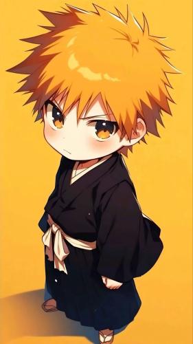 ستيكر معدنى لاصق للجوال (ايتشيغو)