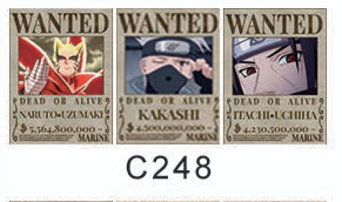 ميدالية ناروتو ثلاثية الابعاد - naruto 3D Keychain