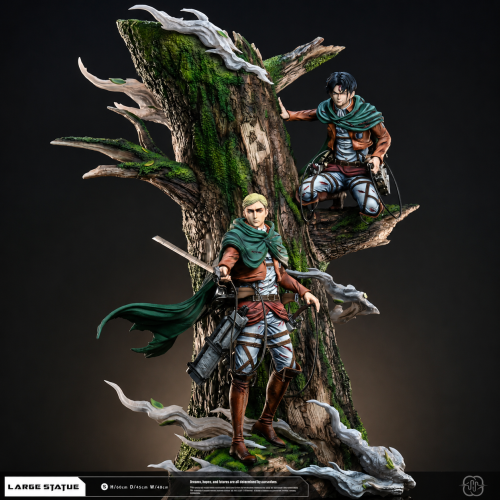 Hertz Studio - Attack On Titan The Sharpest Sword Levi & Erwi