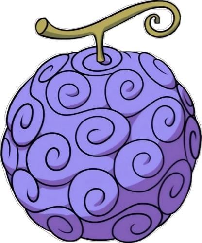 ستيكر معدنى لاصق للجوال ( فاكهة لوفي)