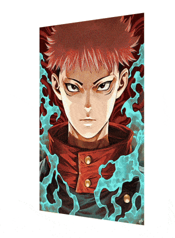 بوستر جوجوتسو كايسين ثلاثي الابعاد - Jujutsu Kaisen 3D Poster