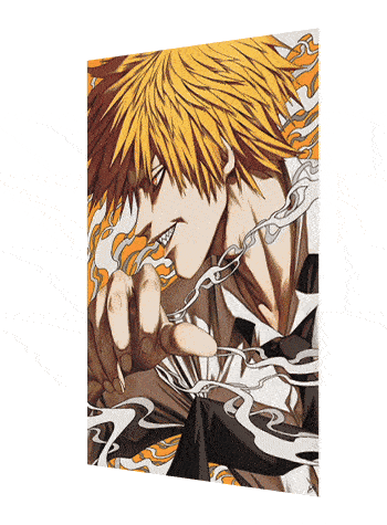 بوستر ثلاثي الابعاد دينجي -Denji 3D Poster