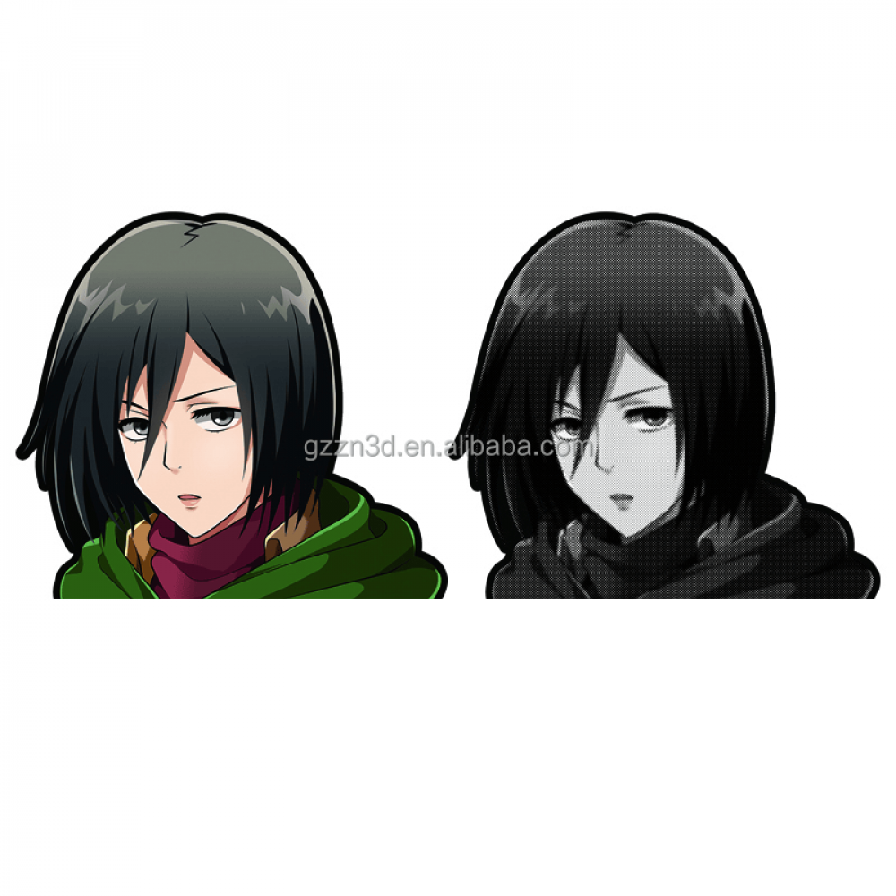 ستيكر ميكاسا ثلاثي الابعاد - Mikasa 3D Sticker