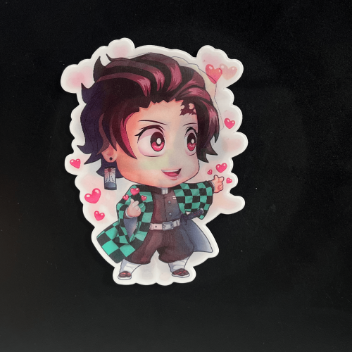ستيكر قاتل الشياطين ثلاثية ابعاد - Demon Slayer 3D Sticker