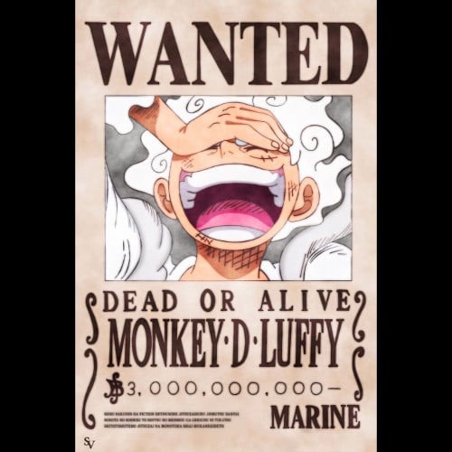 بوستر لوفي - luffy poster