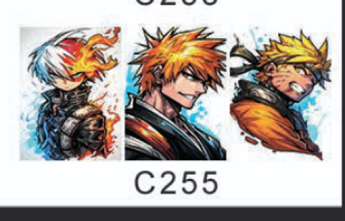 ميدالية انمي ثلاثية الابعاد - anime 3D Keychain