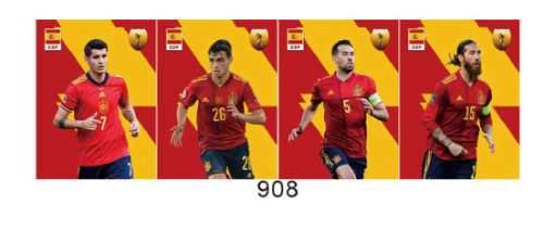 بوستر لاعبين إسبانيا ثلاثي الابعاد - Spain Players 3D Poster