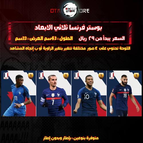 بوستر فرنسا ثلاثي الابعاد - France 3D Poster