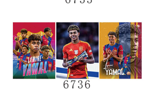 بوستر لامين يمال ثلاثي الابعاد - lamine yamal 3D Poster