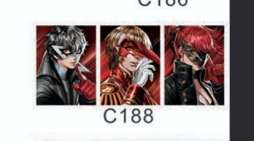 ميدالية بيرسونا ثلاثية الابعاد - persona 3D Keychain