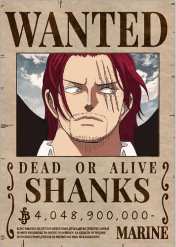 بوستر شانكس - shanks poster