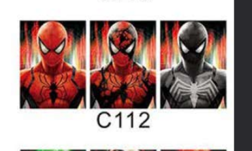 ميدالية سبايدر مان ثلاثية الابعاد - spider man 3D Keychain