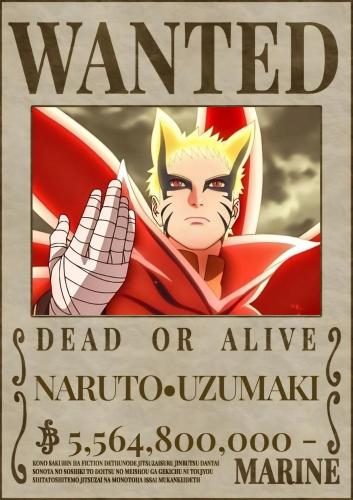 ستيكر معدنى لاصق للجوال (ناروتو)