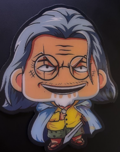 ستيكر سيلفرز رايلي ثلاثي الابعاد - silver rayleigh 3D Sticker