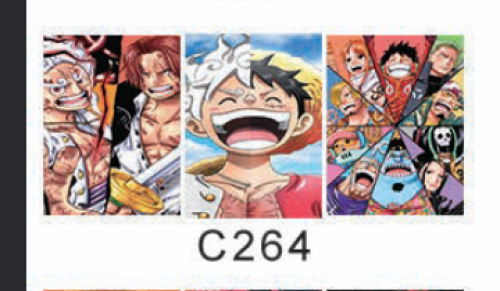 ميدالية ون بيس ثلاثية الابعاد - One Piece 3D Keychain