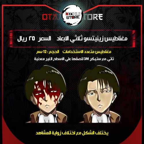 مغناطيس ليفاي ثلاثي الابعاد - Levi 3D Magnet