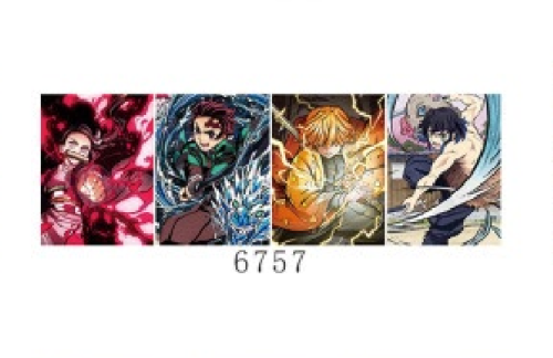 بوستر قاتل الشياطين ثلاثي الابعاد - Demon slayer 3D Poster