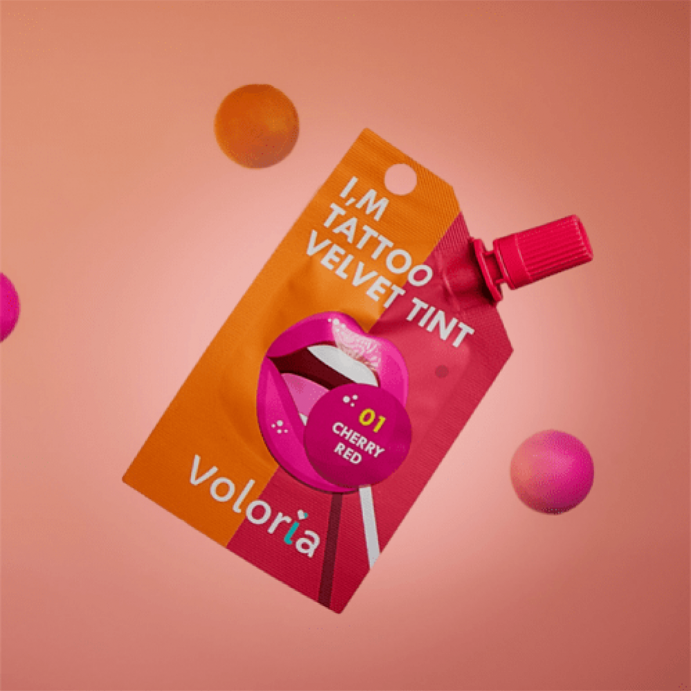 تنت الشفاه فولوريا Cherry Red 01