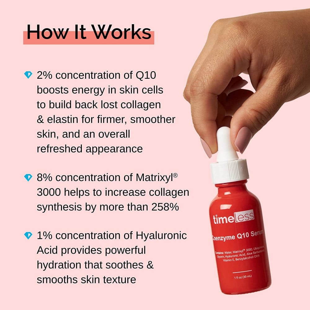 Timeless Q10 Serum مع ماتريكسيل 3000 من ديم كير الطبية