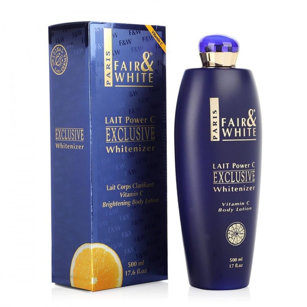 فير اند وايت لوشن بتركيبة غنية بفيتامين C لتفتيح البقع الداكنة