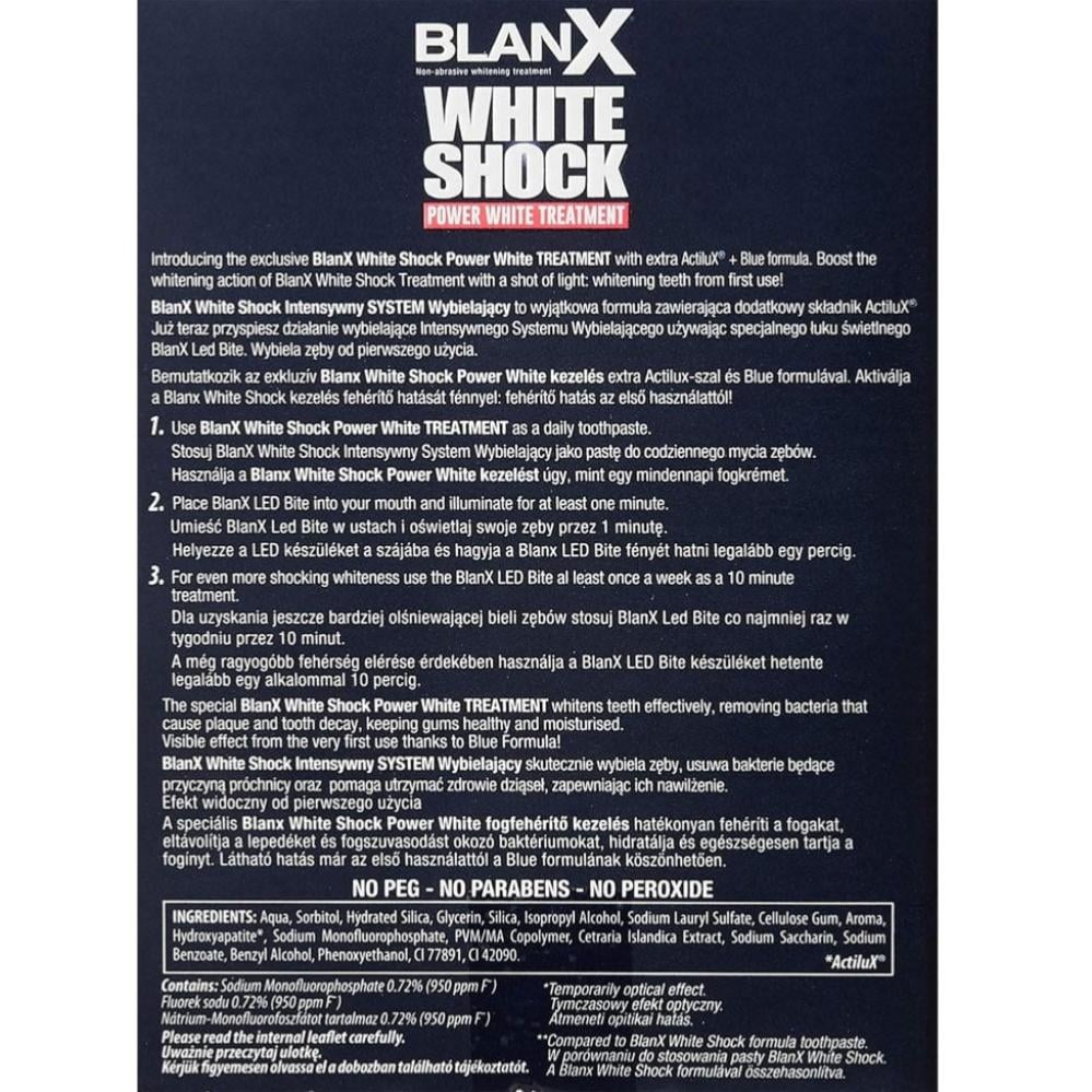 BlanX White Shock مجموعة تبييض الأسنان بتقنية الضوء من ديم كير