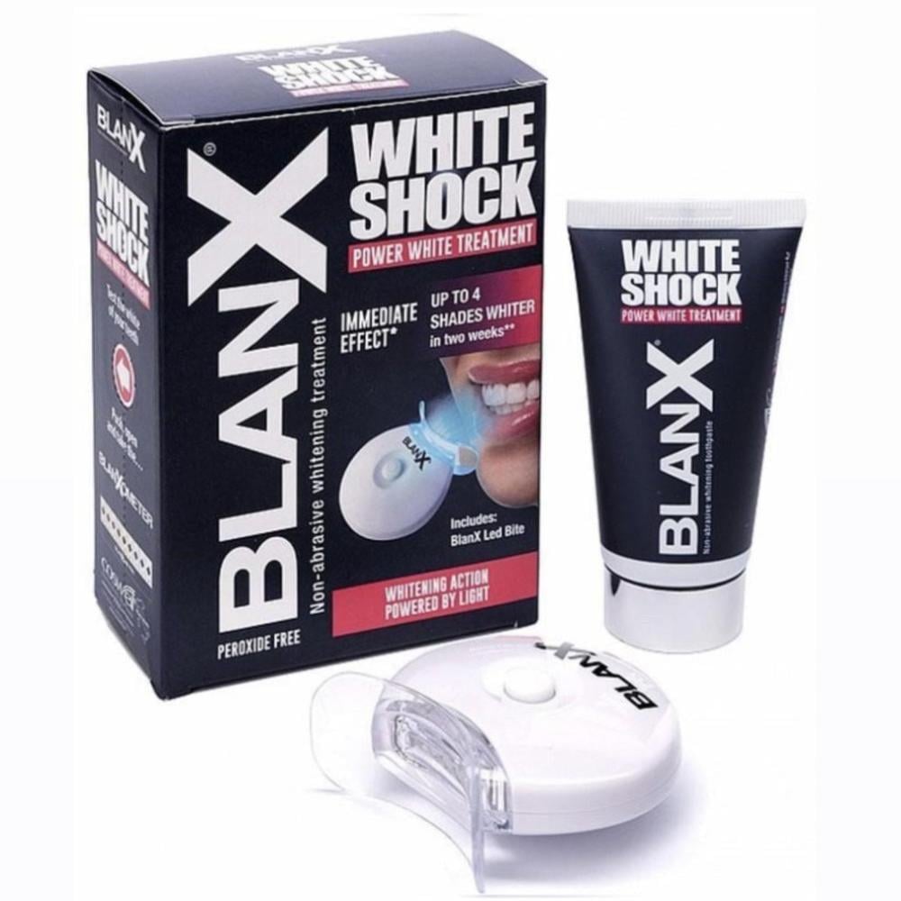 BlanX White Shock مجموعة تبييض الأسنان بتقنية الضوء من ديم كير