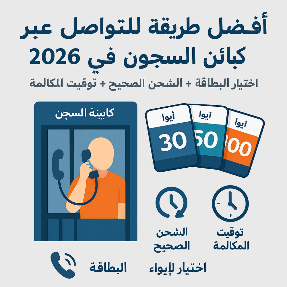 أفضل طريقة للتواصل عبر كبائن السجون في 2026 (دليل اختيار بطاقة أيوا 30