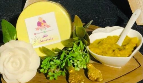 فلفل باذنجان بالطحينة
