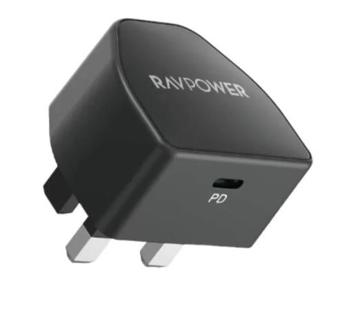 راس شاحن جداري راف بور سريع منفذ بي دي RAVPower RP...
