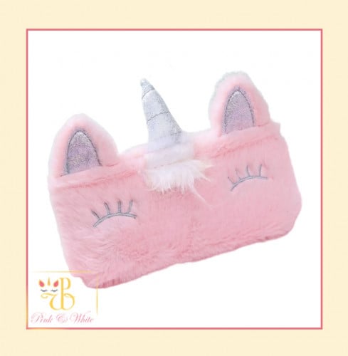 مقلمية يونيكورن وردي - Unicorn Pencil Case