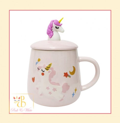 كوب يونيكورن وردي - Unicorn Cup