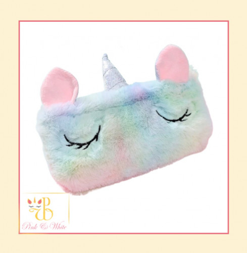 مقلمية يونيكورن ملون - Unicorn Pencil Case