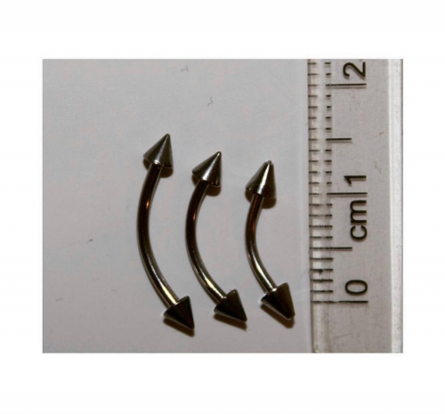 16g Curved Barbell Spike