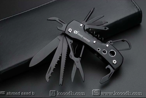 أداة متعددة المهام سكين ومنشار ومقص ومفتاح والكثير