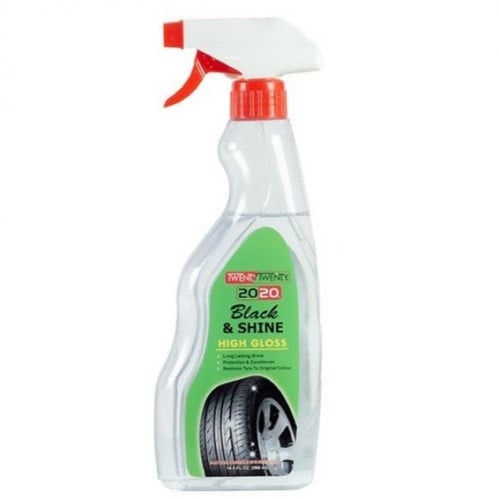twenty twenty tire black and shine high gloss  -ملمع كفرات تونتي تونتي