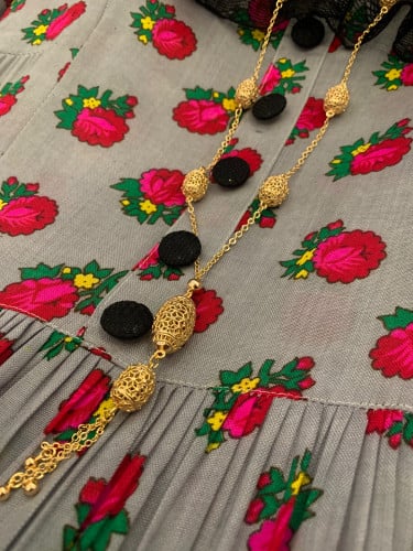 سلسال سبحة مطلي