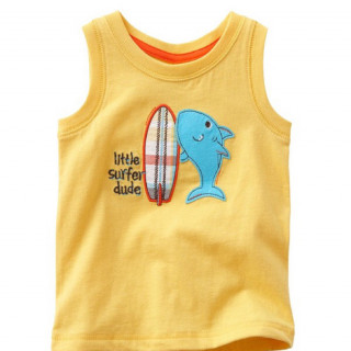 بلوزة ولادي ماركة Jumping Beans - أصفر سمكة