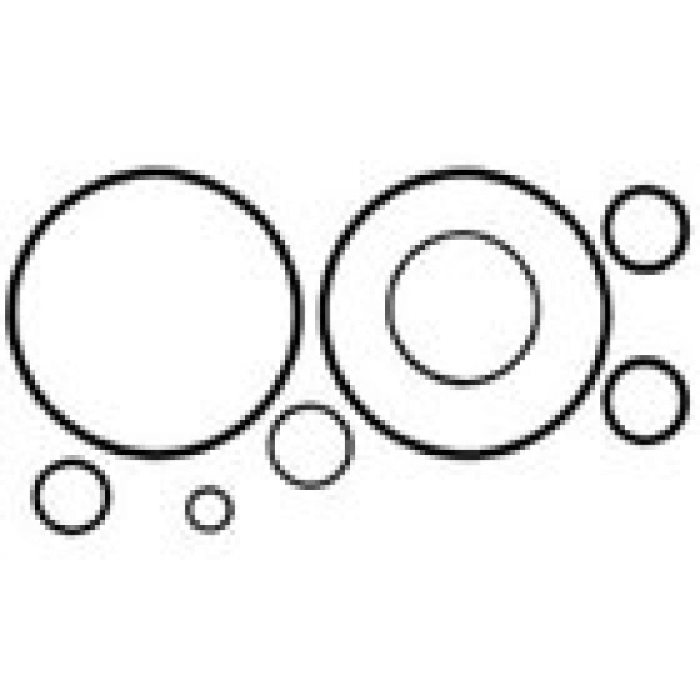 COMPRESSOR GASKET O-RING KIT GM R-4 No10092W طقم او رنج كمبروسر جي ام