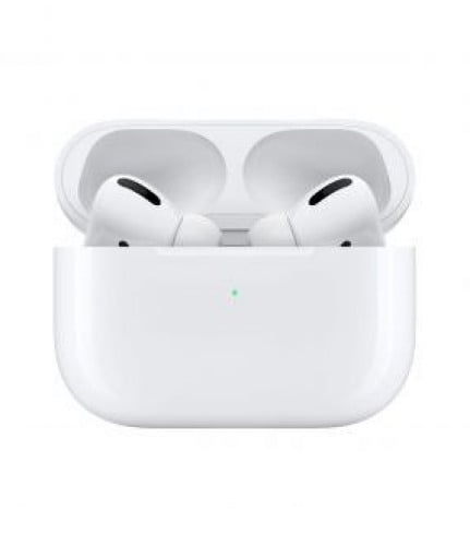 سماعة ايربودز برو ابيض تدعم الماق سيف