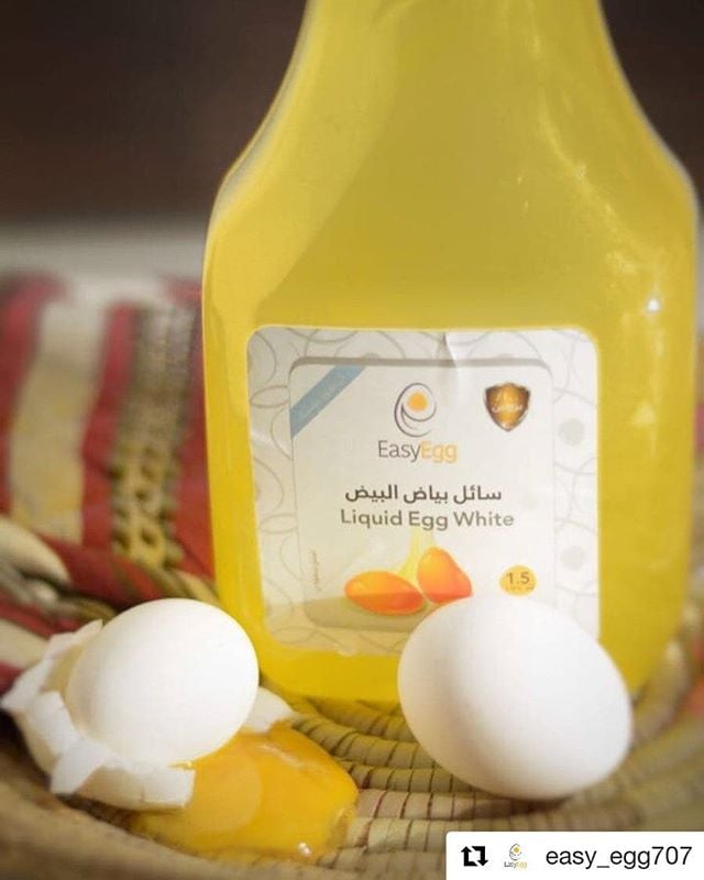 نحت نسخة مطابقة للأصل السيولة النقدية  سائل بياض البيض 1.5 لتر liquid egg whites - مصدر المكملات